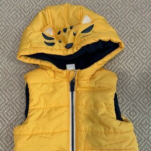 Little Me Yellow Puffer Vest